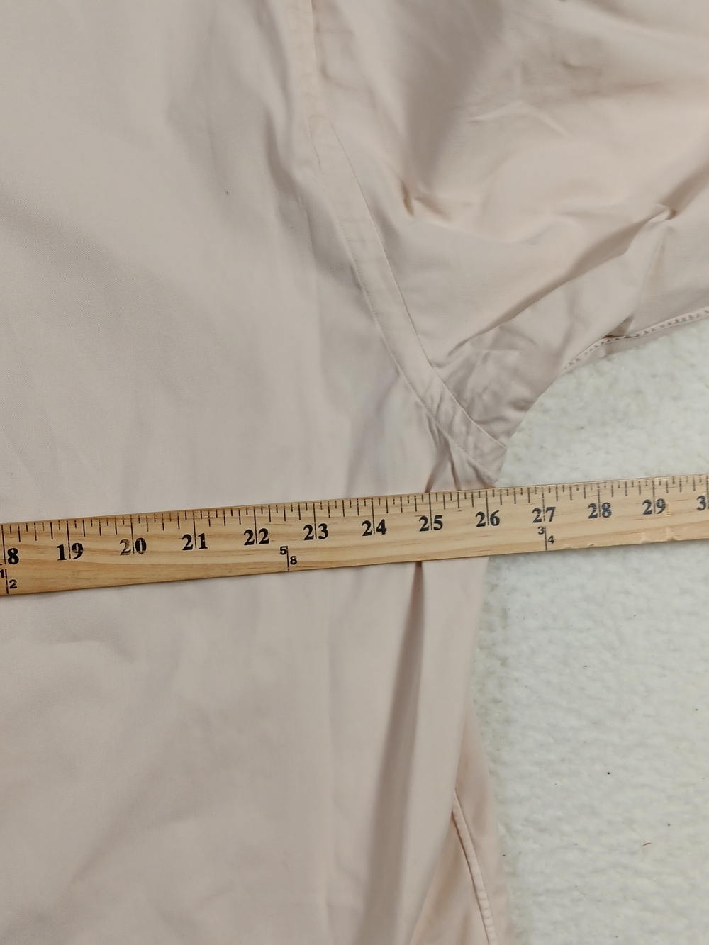 Vintage Ralph Lauren Big Shirt Mens Large Tan Long Sleeve Button Down Office - Picture 9 of 11